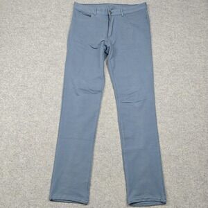Radmor Pants Mens 32x30 Blue Five-O Knit Chino Stretch 5 Pocket Golf Casual